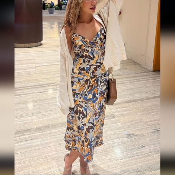 AF Satin Slip Midi Dress - Picture 6 of 6